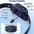 thumbnail image 3 of Dog Bark Collar,Rechargeable Anti Barking Collar with 3 Training Modes Beep Vibration，Waterproof No Bark Collar for Medium Dogs-（blue）, 3 of 5