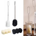 thumbnail image 3 of 1 Pcs Black Replacement Cotton, Non-Scratch Washing Scrubber Cleaner, Sponge Bottle Dish Brush Non-Scratch Washing Scrubber Cleaner for Wine/Whiskey Glass, Cups, Tumblers, 3 of 12