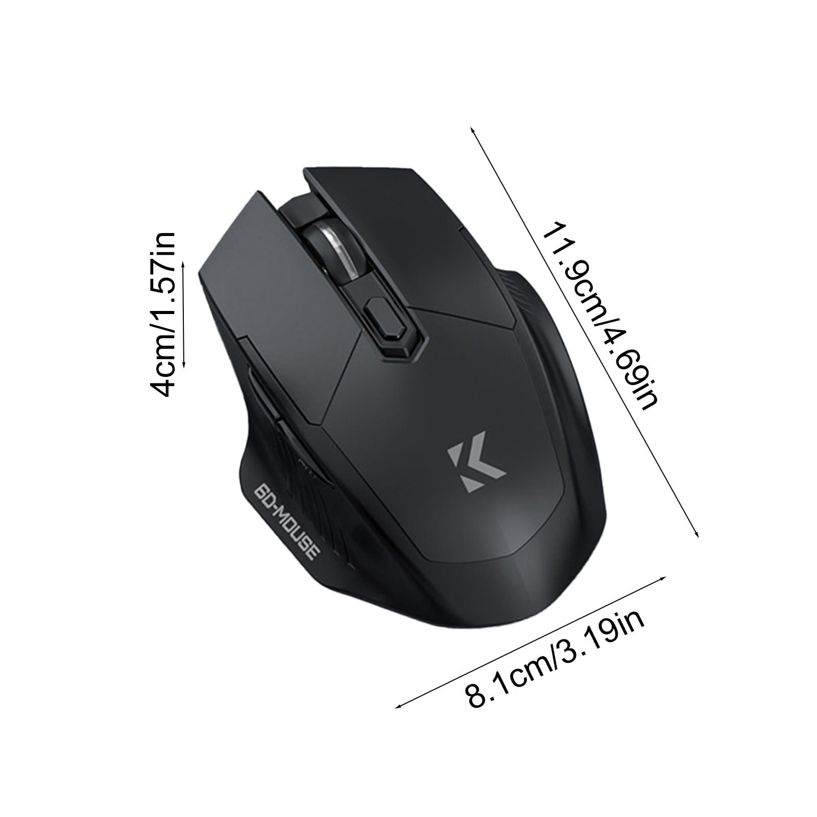 JilgTeok 2 Packs Wireless Bluetooth Mouse 1600 DPI Adjustable Type C Fast Charging for PC Laptop Gaming Office Computer
