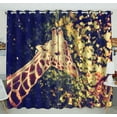 thumbnail image 1 of EREHome giraffe zoo Blackout Window Curtain Drapery Panels 52x84 Inch Two piece, 1 of 1