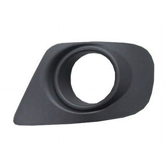 Right Passenger Side Fog Light Bezel - 2-Piece Covers - with Washer Hole - Compatible with 2011 - 2018 Dodge Journey 2012 2013 2014 2015 2016 2017 2019