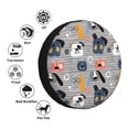thumbnail image 4 of Fotbe Dog Funda de Llanta de Repuesto con Estampado, Engrosada, Ajuste Universal para Jeep, Remolque, RV, SUV, Camión-17 inch, 4 of 6