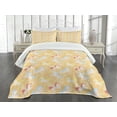 thumbnail image 3 of Ambesonne Cartoon Quilted Bedspread Set 3 Pcs, Unicorns Abstract Stars, Queen Size, Multicolor, 3 of 5