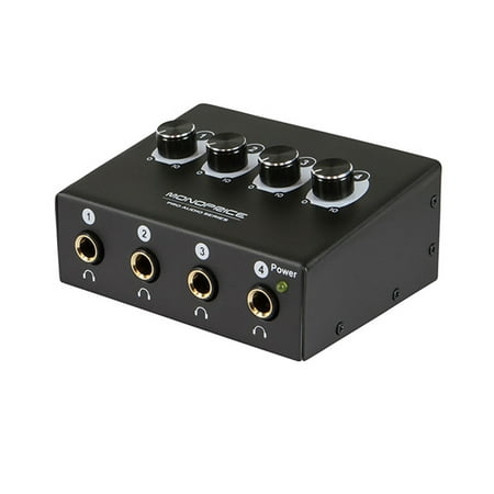 UPC: 0757901803406 | MONOPRICE 4-channel Headphone Amplifier