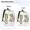 thumbnail image 2 of Yiaed Christmas Gnomes Print Laptop Backpack Travel Canvas Backpack Vintage Aesthetic Backpack for School Knapsack Plain Backpack Backpack for School-Medium, 2 of 5