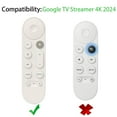 thumbnail image 3 of Silicone Remote Control Case Cover for Google TV Streamer 4K TV 2024 for Google GY3LE,Replacement Protective Sleeve for Smart Voice Controller,with Lanyard, 3 of 8