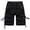 Black, variant on Mens Camo Cargo Shorts, Rugged Multi - Pockets, Durable, Summer Hiking & Adventures