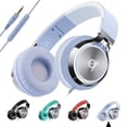 thumbnail image 1 of ARTIX CL750 Auriculares supraaurales con cable con micrófono y control de volumen — Auriculares supraaurales con cable y aislamiento de ruido con micrófono para ordenador portátil y ordenador, auricul, 1 of 5
