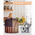 thumbnail image 4 of American Flag Vintage Stand Mixer Dust Cover with Storage Pocket & Handles, Farmhouse Baseball Blue Red Fits All Tilt Head & Bowl Lift Kitchen Appliance Cover Organizer Bag Accessories, 6-8 Quart, 4 of 6
