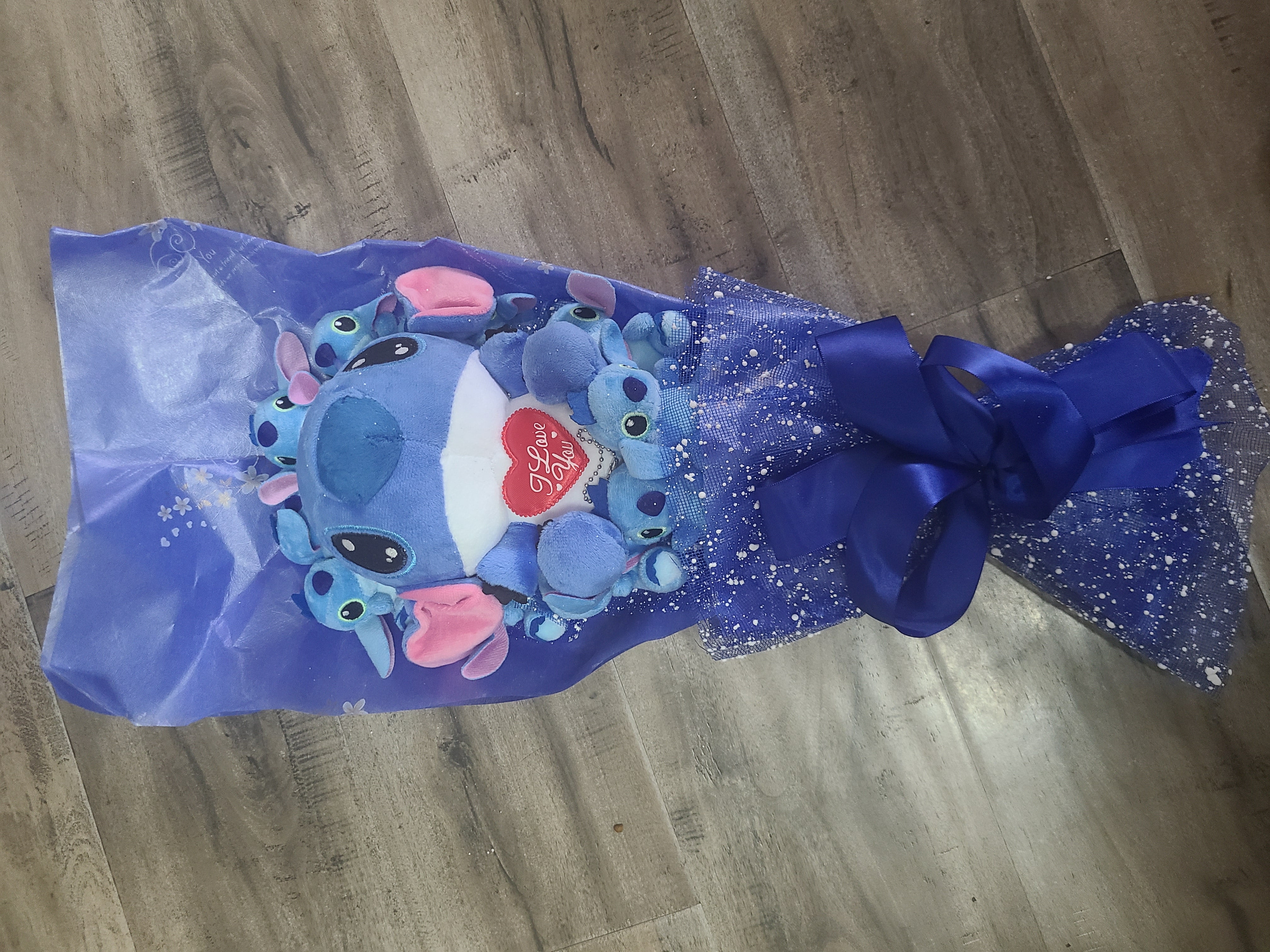 Stitch Plush Bouquet Graduation Valentines Day Birthday Anniversary  Engagment Mother's Day Love Gifts for him and her 