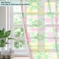 thumbnail image 4 of Yayeee Window Curtains Light Filtering 63"x42" Grommet Panel Pair Home Living Room Decor, Retro Beige Stars, 4 of 7