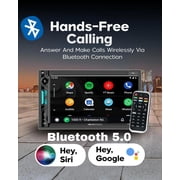 Soundstream VRCPAA-7DR 7 Double Din Car Stereo w/ Wireless Apple CarPlay® & Android Auto®