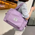 thumbnail image 1 of Bolso de hombro de tela Oxford impermeable para mujer bolsa plegable Ehuebsd de gran capacidad para entrenamiento viaje gimnasio acampada al aire libre senderismo, 1 of 9