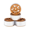 thumbnail image 5 of Metal Wheel Rims for 1/24 1/18 RC Crawler Car 10-Spokes Orange, 5 of 5