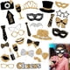 thumbnail image 1 of 30 piezas de accesorios para fotomatón de fiesta, dorados, 1 of 5