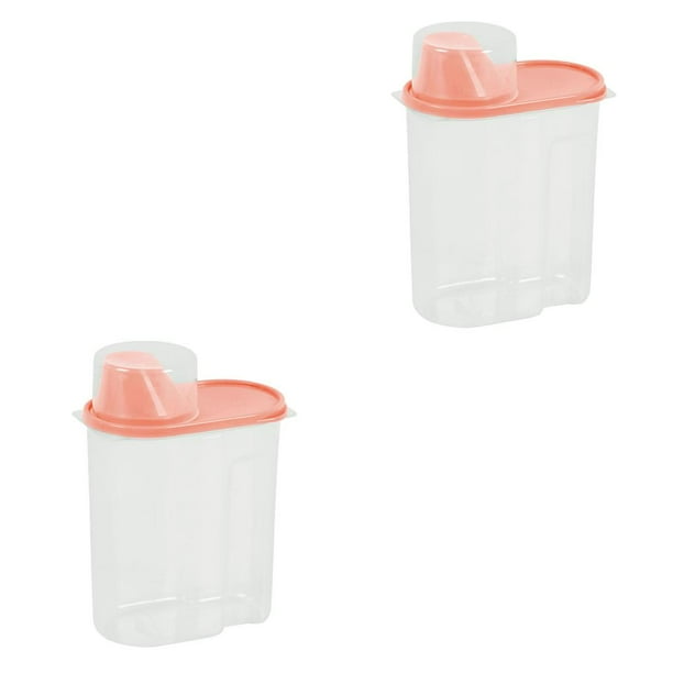 Monstrate Tarro sellado con tapa Dispensador de almacenamiento de alimentos Contenedor PP Cocina Arroz Cereal Frijol Caja de conservación, 2.5L, Azul Type6 NO6 Monstrate CBP168767