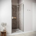 thumbnail image 3 of Acquacheta 36'' x 76'' Semi-Frameless Bi-Fold Shower Door with CrystalTech Treated 5/16'' Tempered, Clear Glass, Polished Chrome Hardware, SKU: AQ-1300-CH-L-R, 3 of 4