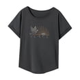 thumbnail image 3 of Camiseta para mujer, trajes de verano, camisetas suaves de verano para la playa, oficina, trabajo, regalo para mujer L, 3 of 7