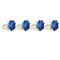 thumbnail image 4 of Servilletero con diseo de vid, anillo para servilletas de flores de almacenamiento limpio, compacto, reutilizable, 4 Uds., plástico realista, hermoso para boda ANGGREK Otros, 4 of 8