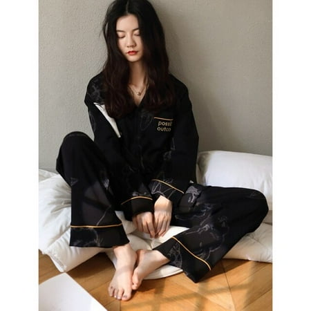 

CoCopeaunt Pajama Sets Women Cartoon Printed Princess Korean-style Sweety Girls Homewear Pyjamas Kawaii Leisure Soft Daily