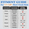 thumbnail image 5 of Camping Pickup Truck Bed Air Mattress Thicken Sleeping Pad for 5.5-5.8Ft Full-Size Short Truck Beds Outdoor Camping Car Travel(Grey), 5 of 10