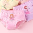 thumbnail image 5 of Nwiuh 4 Pcs Little Girls Toddler Kids Ballet Princess Underwear Boxers Briefs Panties (Pink, 5-6 Years), 5 of 5