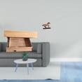thumbnail image 2 of Estante flotante de pared con cajón y compartimento para escultura, figura artística, adorno coleccionable, estatua de caballo para decoración del, 2 of 8
