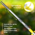 thumbnail image 2 of 73 inch Adjustable Garden Rake, Leaf Rake, steel, 2 of 8