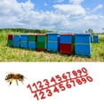 thumbnail image 4 of Maoww 3pcs Plastic Beehive Digital Number Apiculture Box Sign Frame Beekeeping Marking Equipment Tool, 4 of 7