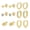 Gold, variant on VEEDOFA 6 Pairs Small Gold Huggie Hoop Earrings for Women, 14K Gold Plated Hypoallergenic Mini Creole Hoops Set with CZ, Pearl & Twisted Design