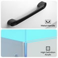 thumbnail image 4 of Smart Nightstand with LED Light, 2 Soft-Clean Drawers, Nightstand with Wireless Charging and USB Ports, White, 4 of 5