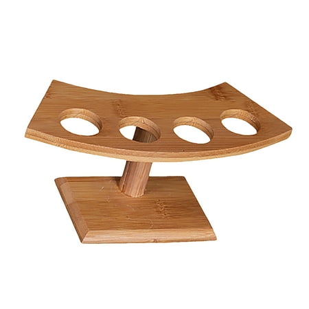 

HOMEMAXS 1pc Japanese Hand Roll Bamboo Storage Rack Ice Cream Cone Holder (Four Holes)