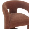 thumbnail image 6 of Malone Rust Red Performance Chenille Stool, 6 of 7