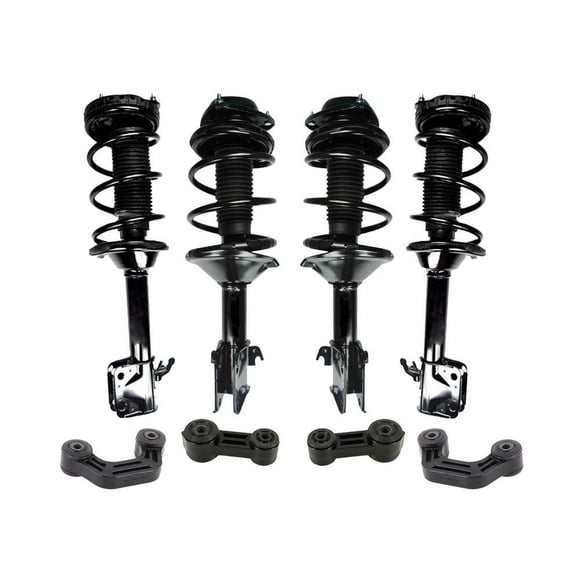 Front & Rear Struts & Sway Bar Links for Subaru Impreza TS Wagon 2.5L 2002-2003