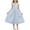 Black, variant on BFHHYA Girls Summer Midi Dress Square Neck Puff Short Sleeve Smocked Dress Youth Casual School Uniform Dress Ages 5-16 Years