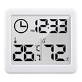 thumbnail image 3 of Medidor Humedad Del Termómetro Digital Con Indicador Pantalla LCD Reloj para La Habitación, 3 of 4
