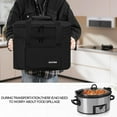 thumbnail image 5 of Insulated Slow Cooker Travel Bag with Easy Clean Lining and Large Pocket for Accessories, 5 of 5