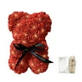 thumbnail image 1 of New Romantic Valentine's Day Gift 25cm Creative Battery Light String 2021 Simulation Rose Bear, 1 of 2