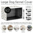 thumbnail image 4 of Sweet Jojo Designs Paw and Bone Dog Crate Kennel Cover 42in., 4 of 6
