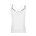 thumbnail image 6 of Posijego Women's Satin Tank Tops V Neck Adjustable Spaghetti Straps Cami Sleeveless Silk Tank Top for Women, 6 of 8