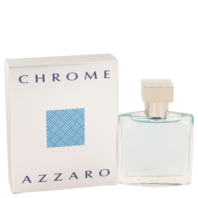 Azzaro Chrome Eau de Toilette Cologne for Men, 1 Oz Mini & Travel Size