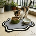 thumbnail image 3 of Pet Food Mat, Pet Placemat for Prevent Feeding Spills, Waterproof Dog Bowl Mats for Food and Water, Cat Food Mat for Pet Feeder, 3 of 6