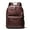 Brown, variant on Large-capacity Cowhide Backpack Vegetable Tanned Leather Travel Bag European And American Retro,Retro Brown