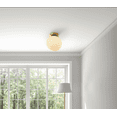 thumbnail image 4 of Better Homes & Gardens 8" Classic Brass Ceiling Light, E26 Socketed Base, LED Light Bulb Included, 4 of 9