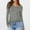 Gray, variant on DAFPZW Womens Shirts Off The Shoulder Tops Sexy V Neck Slim Fit Shirts Long Sleeve Tops Blouses