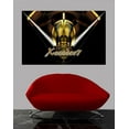 thumbnail image 2 of Xzendor7 "V-Shaped Elliptical Golden Spheres" Glossy Poster, 2 of 2