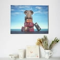 thumbnail image 6 of Logiee Elephant Sits Print Canvas Wall Art,Canvas Picture Prints with Frame, Wall Art Decorative,Canvas Decorative,Suitable for Living Room Bedroom Office Room 30x40, 6 of 6