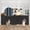 Black-42" Tall x 100" Wide（ With Reinforced Bar ）, variant on Reinforced 42" Tall X 80" Wide Retractable Dog Gate For Hallway Extra Gates Dogs Indoor High Bar Doorways Pet Outdoor  Black