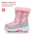 thumbnail image 3 of Apakowa Kids Boys Girls Snow Boots Waterproof Warm Winter Boots Slip Resistant (Toddler/Little Kid), 3 of 7