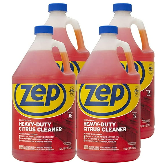 Zep Concentrated Heavy-Duty Citrus Cleaner - 1 Gallon (Case of 2) ZUCIT128CA - Remove Kitchen Soils
